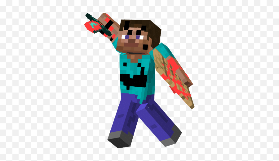Screenshot With My Friend Cubecraft Games - Fictional Character Png,Steve Png