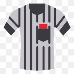 Referee T - Shirt Icon of Flat style Available in SVG PNG Active