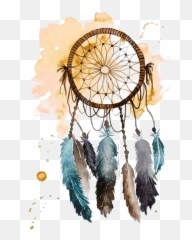 Png Watercolor Painting Drawing - Dream Catcher Png File,Dream Catcher Png