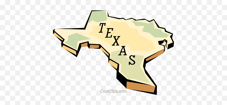Texas State Map Royalty Free Vector Clip Art Illustration - Texas Png,Texas State Png