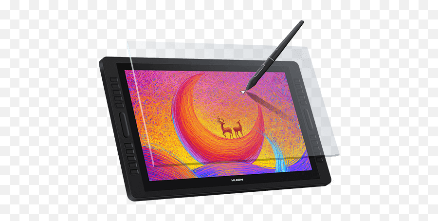 Kamvas Studio 22 All - Inone Graphics Drawing Computer Toy Drawing Tablet Png,Second Screen Icon