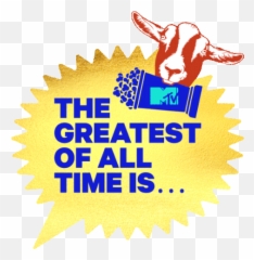 The Greatest Of All Time Is Mtv Movie And Tv Awards Sticker - Southern Bancorp png