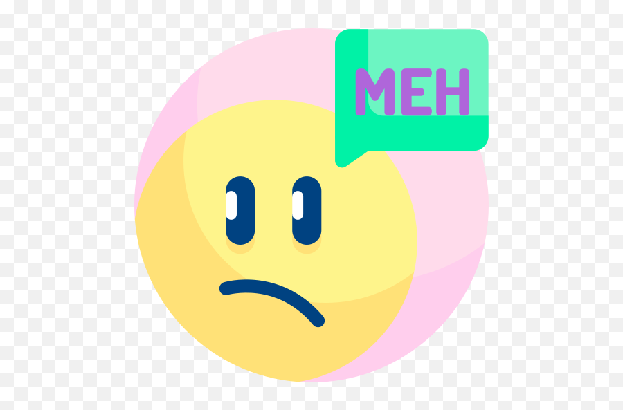 Meh - Free Smileys Icons Happy Png,Meh Icon
