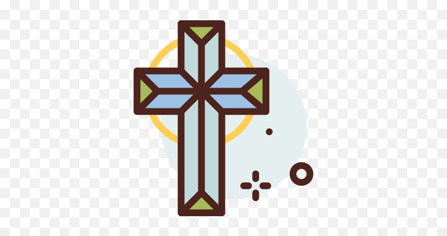 Cross - Free Easter Icons Cruz De Color Png,Cros Icon