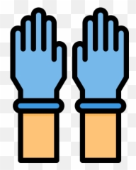 Medical Gloves Hygiene Surgery Free Icon Png