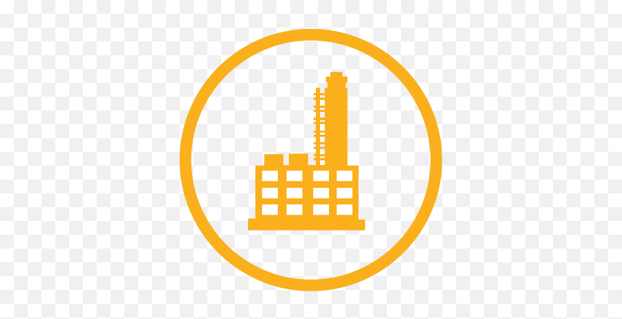 Industries - Sapling Clocks Vertical Png,Manufacturing Plant Icon