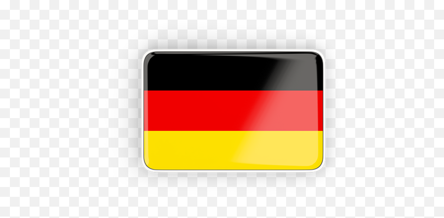 Rectangular Icon With Frame Illustration Of Flag Germany - German Flag Icon Rectangular Png,Rectangle Icon Png
