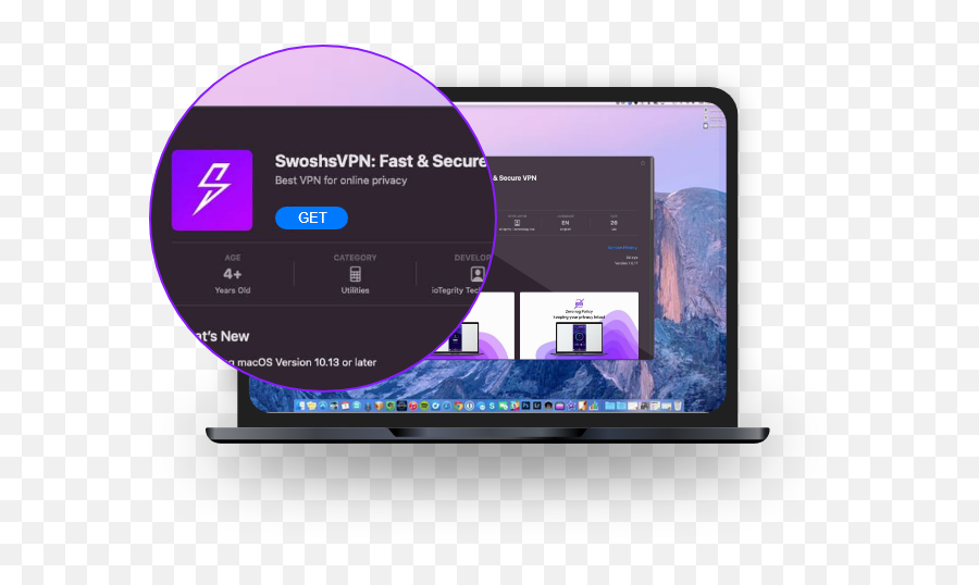 Download The Best Vpn For Macos Swoshsvpn - Horizontal Png,Mac Os Sierra Icon Pack