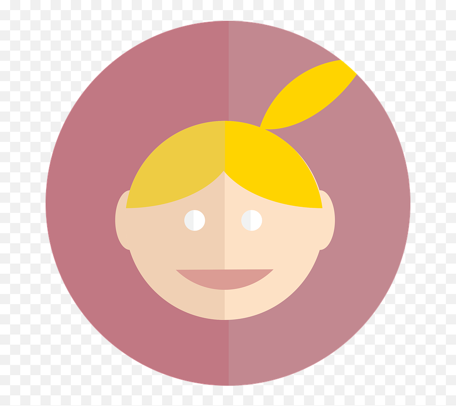 The Little Girl Child A Smile - Free Vector Graphic On Pixabay Simbol The Little Girl Png,Little Girl Icon