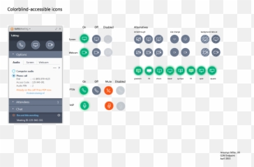 Colorblind - friendly buttons Jessamyn Miller user png