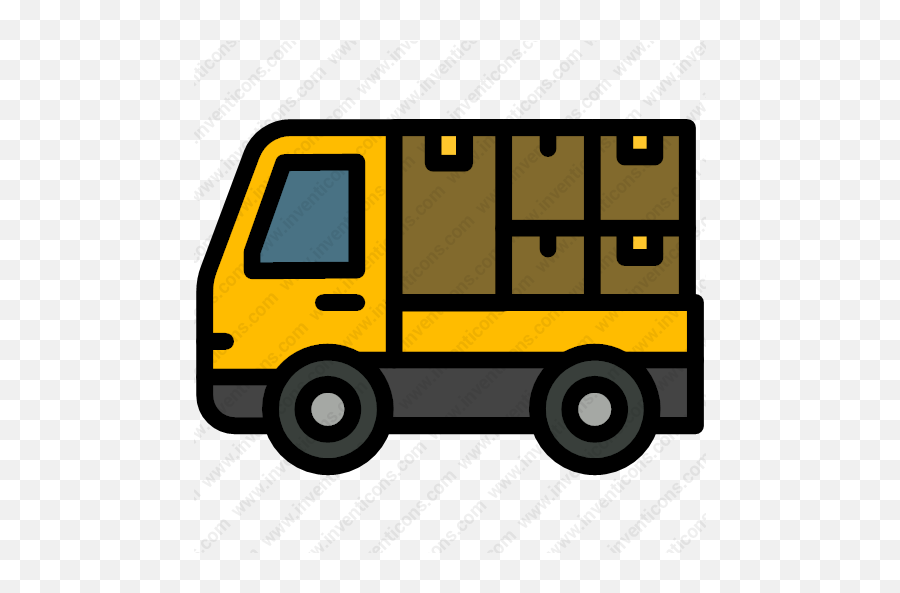 Download Moving Truck Vector Icon Inventicons Png Moved