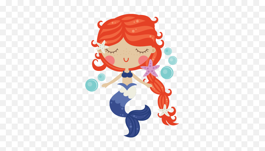 Download Mermaid Svg Scrapbook Cut File - Cute Mermaid Png,Mermaid Silhouette Png