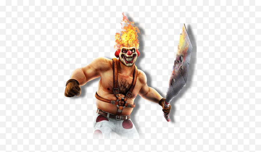 Download Evil Clown - Twisted Metal Sweet Tooth Machete Playstation Allstars Battle Royale Sweet Tooth Png,Machete Png