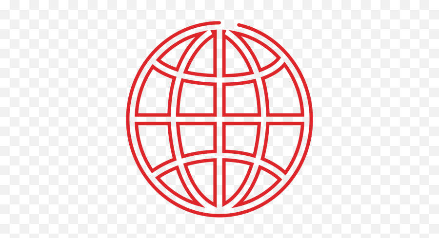 Red Globe Line Iconsvg - Transparent Png U0026 Svg Vector File Globe Icon Png Red,Globe Png Icon