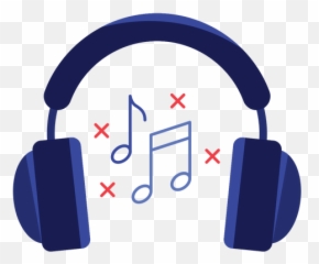 Music Notes Headphones Icon - Transparent PNG u0026 SVG vector file Headphones Icon Png