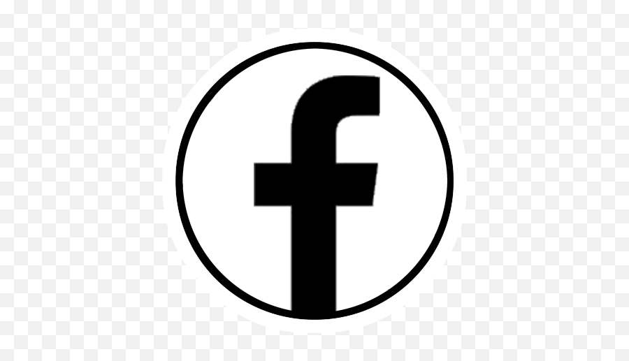 Facebook Black And White Logo - Black And White Facebook Png Logo,Facebook Logo Outline