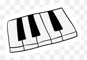 Music Sticker - Keyboard Clipart png