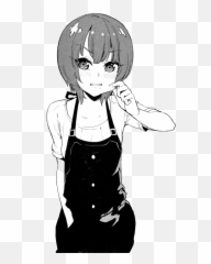 Png Tumblr Sad Girl 2 Image - Manga Girl Short Hair,Sad Girl Png