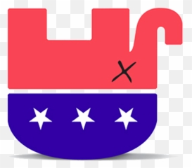 Download Gop Elephant Png - Republican Turning California Red,Republican Elephant Png