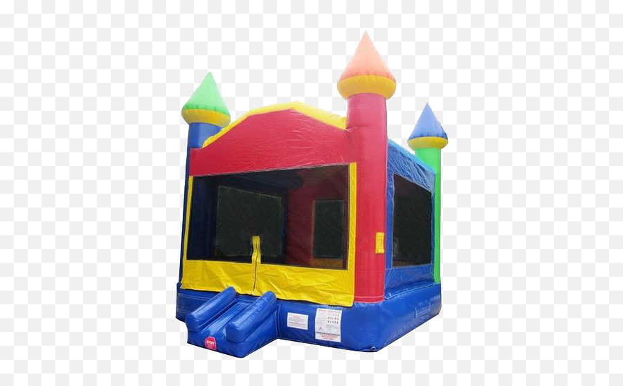 Full Size Castle Bounce House By Flower City Party Rentals - Inflatable Castle Png,Bounce House Png