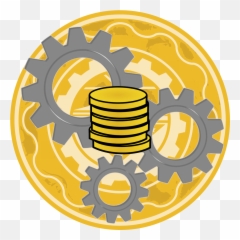 Cartoon Coin Transparent - Background png