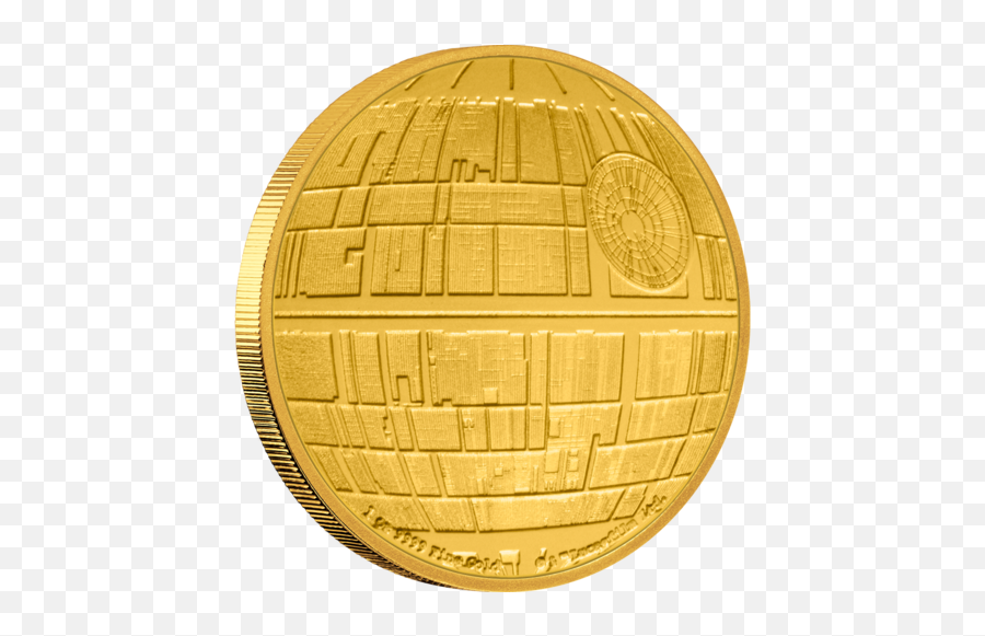 Death 1oz Gold Coin - Death Star Png,Death Star Transparent