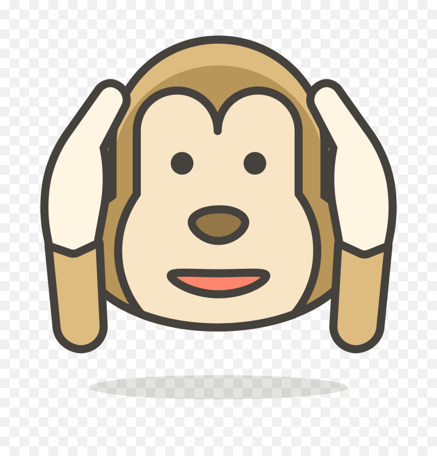 Hear - Noevil Monkey Emoji Clipart Free Download Transparent Icon Ouvir Png,Hear Png