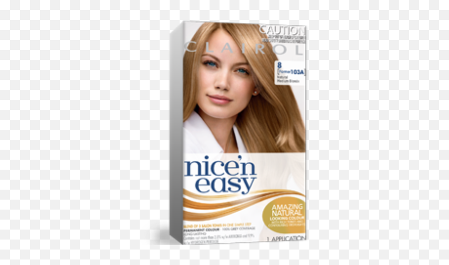 Blonde Hair Colour Clairol - Nice And Easy Medium Blonde Png,Blonde Hair Png