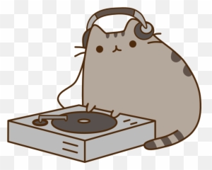 Library Of Pusheen The Cat Graphic - Dj png