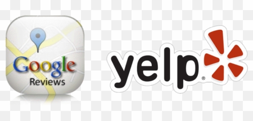 Download Hd Google Reviews And Yelp Logos - Maps png