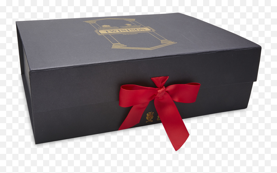Red Gift Ribbon Png - Black Gift Box With Red Ribbon Box,Red Ribbon Png