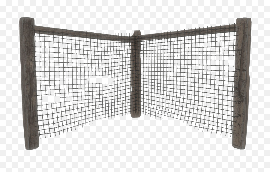 Download Hd Fo4 Wire Fence Corner - Barbed Wire Transparent Fallout 4 Wired Fence Png,Barbed Wire Png
