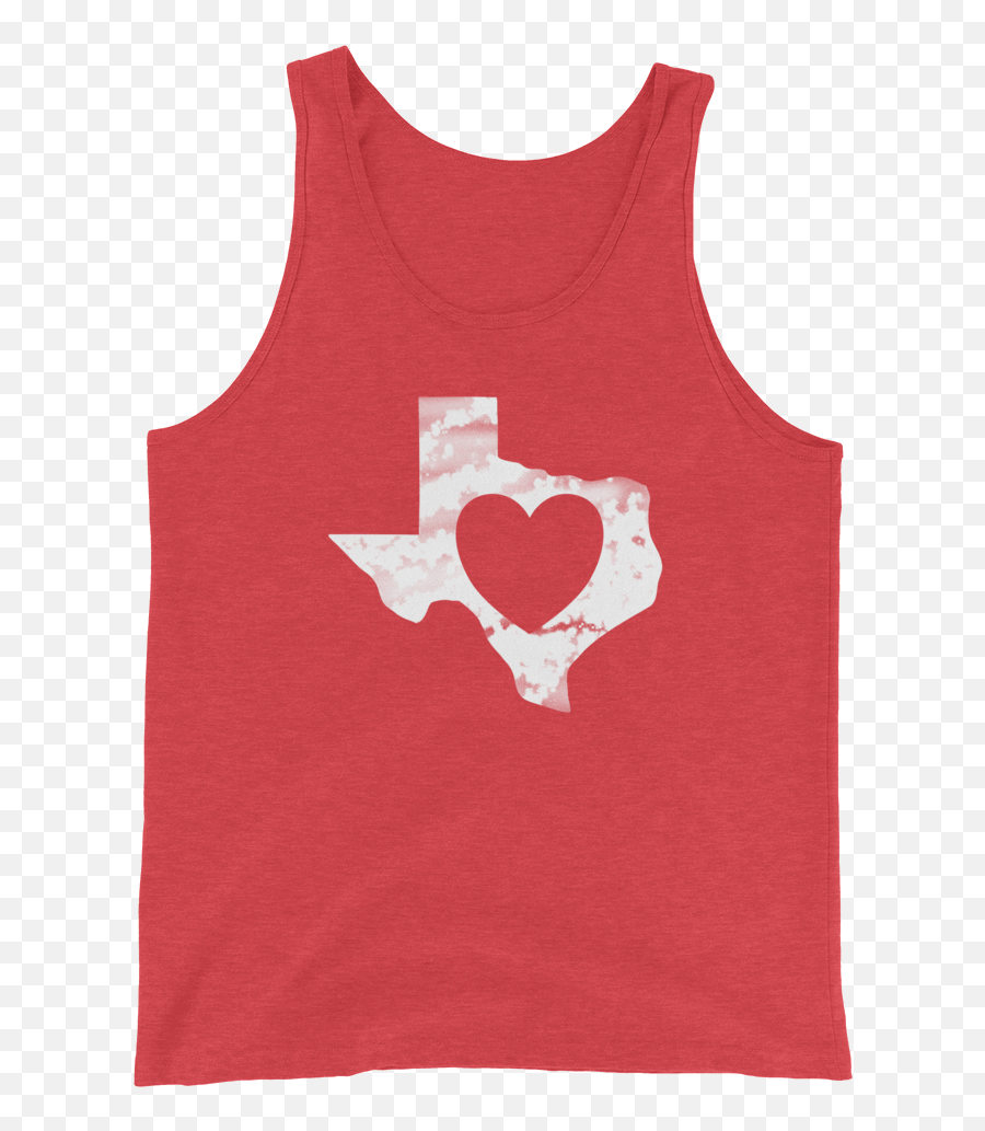 Heart In Texas Tank Top - Sleeveless Shirt Png,Texas Shape Png