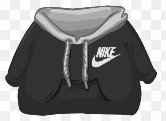 Download Nike Hoodie - Green Penguin Club Penguin Png,Black Hoodie Png