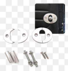 Billet Knob Set With Plates For Bear Claw Latches - Bear Claw Latch Png,Bear Claw Png