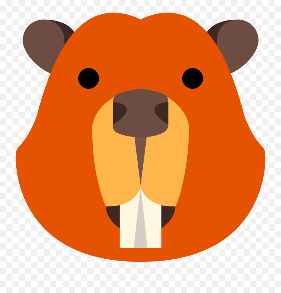 Beaver Clipart Nose - Beaver Icon Png Download Full Size Beaver Face Cartoon Png,Beaver Transparent