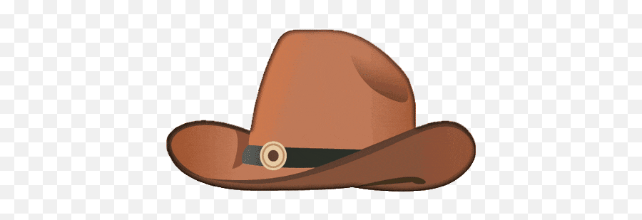 Cowboy Hat Top Stickers For Android Gif - Clipartix Transparent Cowboy Hat Gif Png,Cowboy Transparent