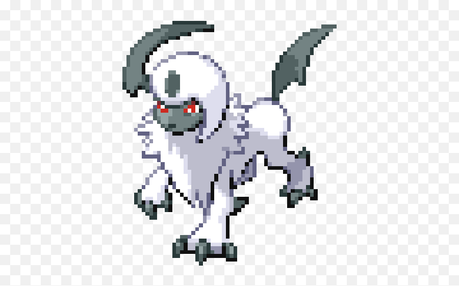 absol pixel art grid Absol pixel art minecraft blog - Pixel Art Grid