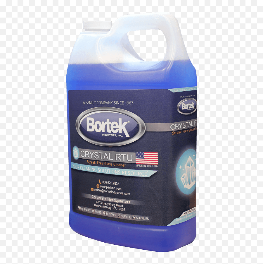 Crystal Rtu - Nonammoniated Glass Cleaner Bortek Motor Oil Png,Windex Png