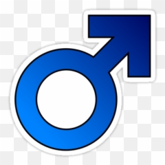 Male Sex Symbol Stickers By Red - rawlo Redbubble ClipArt Vertical png