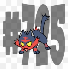 725 Litten By Crantime - Fur Affinity Dot Net Pokémon Png,Litten Png