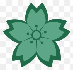 Sakura Png - Teal Sakura Svg Clip Arts 600 X 576 Px Japanese Cherry Blossom Flower Drawing,Sakura Png