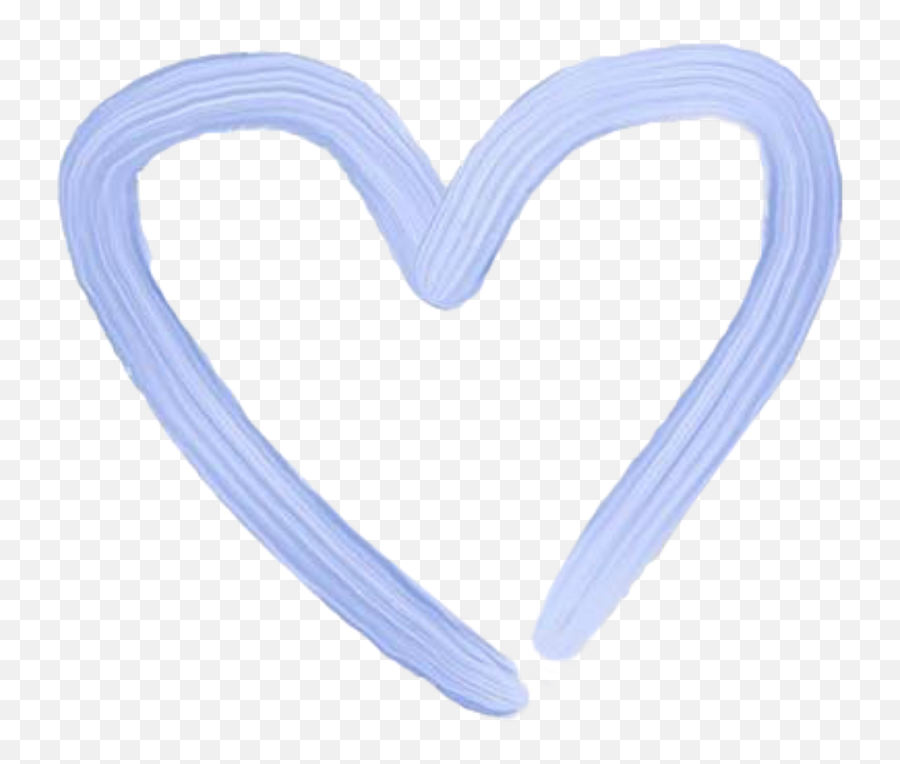 Download Blue Heart Tint Paint Aesthetic Coração Draw - Blue Paint Heart Aesthetic Png,Blue Heart Transparent