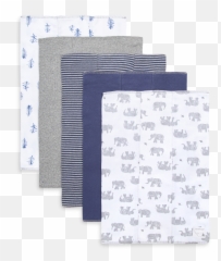 Baby Burp Cloths Burts Bees 5 Pack Extra - Dot png