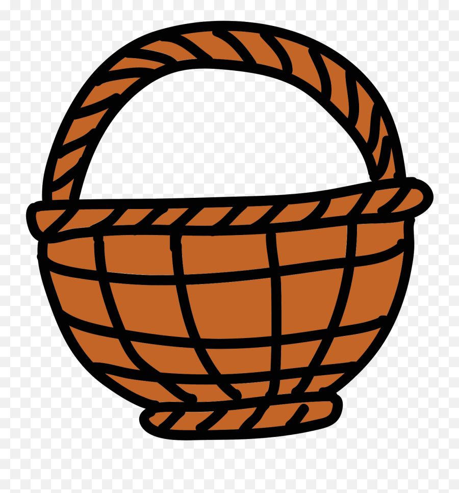 Wicker Basket Icon - Empty Flower Basket Icon Png Clipart Empty Basket Animated Png,Empty Shopping Cart Icon