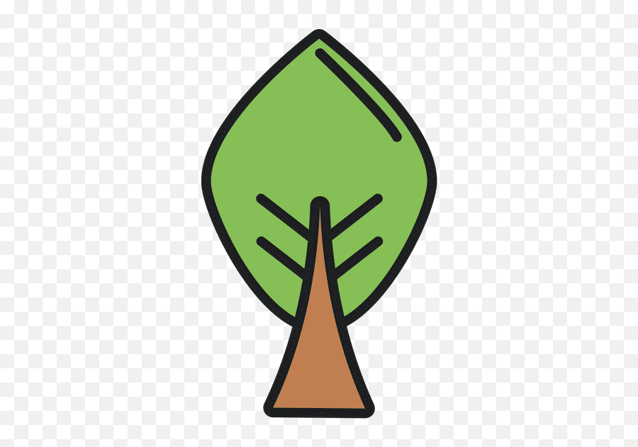 Leafy Tree Icon - Canva Clip Art Png,Leafy Icon