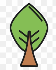 Leafy Tree Icon - Canva Clip Art png