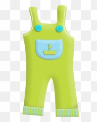 Pajama Clipart Baby Overalls - Ropita Para Baby Shower Varon Png,Overalls Png