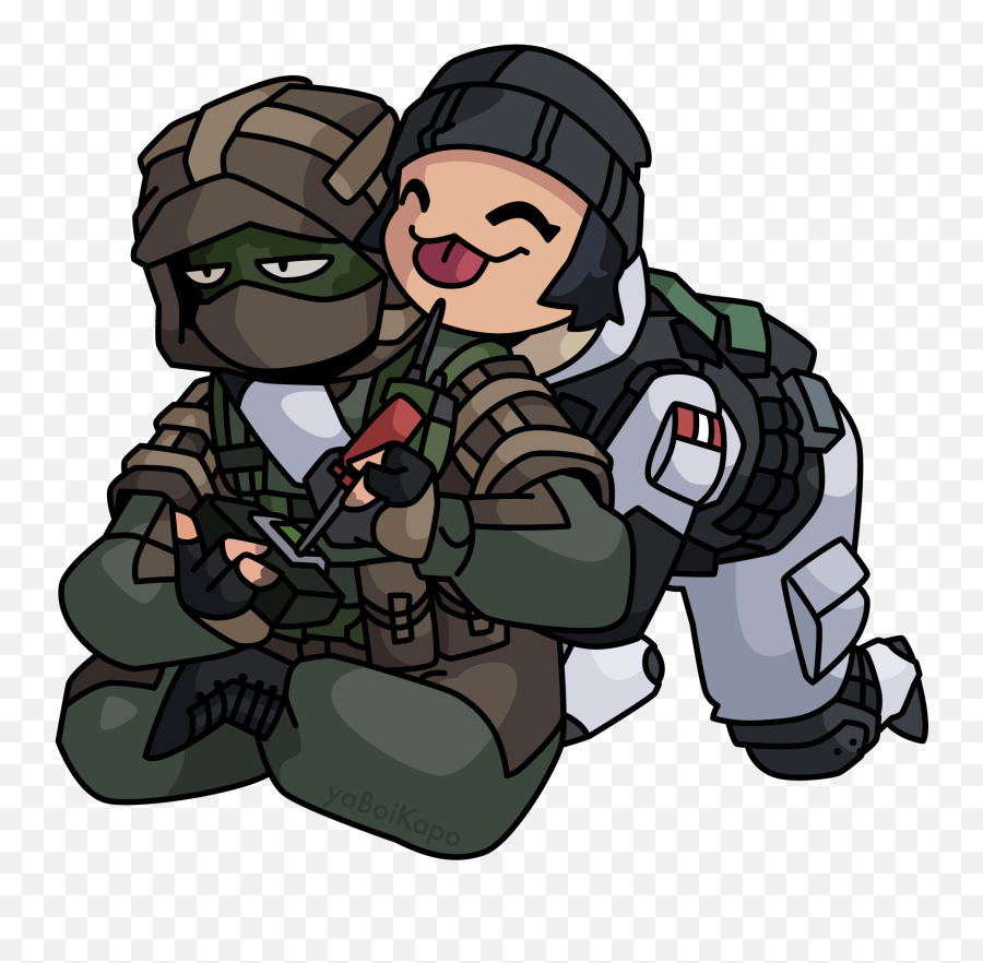 The 2 Trappers D Rainbow6 - Fictional Character Png,Lesion R6 Icon