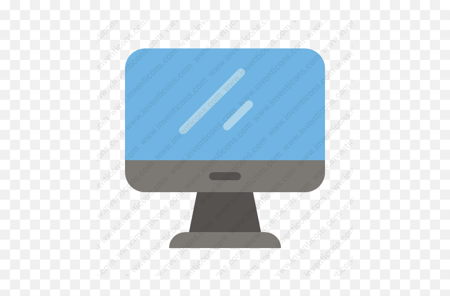Download Computer Vector Icon Inventicons - Horizontal Png,Desktop Pc Icon